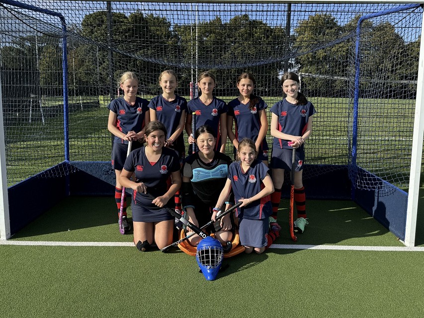1st team girls hockey vs Belhaven