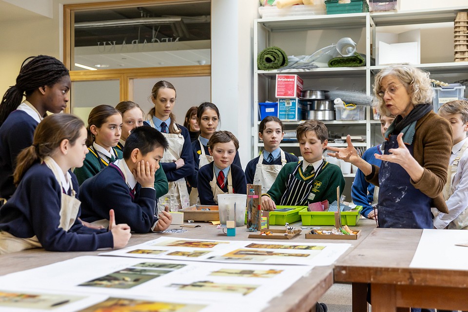 DNP Fettes Prep Schools Art Workshop 16.01.24 532