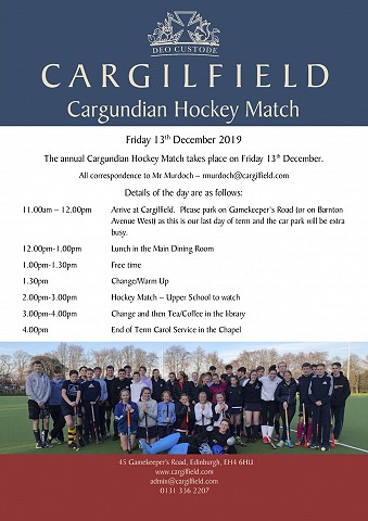 Cargundian Hockey Match 2019